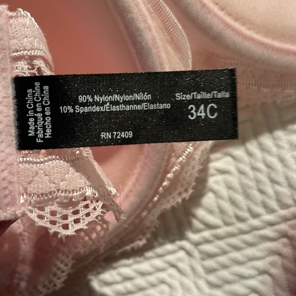 NWT Rene Rofe 34C  push-up Bra - Picture 4 of 4